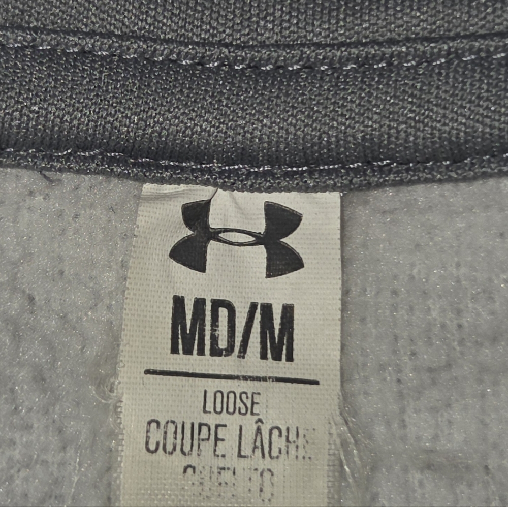 Under Armour Gray Hoodie With Thumbholes - Picture 3 of 5